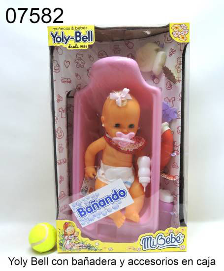 Imagen de YOLY BELL C/BAÑERA Y ACCESORIOS EN CAJA 4.25